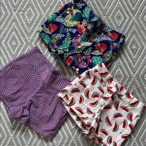 Jamie & Jack Colorful Patterned Shorts Bundle